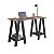 Mesa Escrivaninha Cavalete 120cm com 2 Prateleiras Moderna - Imagem 6