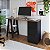 Mesa Escrivaninha Cavalete 135cm com 3 Gavetas e Prateleira - Imagem 5