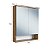 Armário Espelheira para Banheiro 60cm 2 Portas e Iluminação Led - Imagem 6
