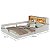 Cama Infantil Casal Montessoriana Lille com LED e Protetor 146,2cm - Imagem 4