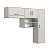Conjunto Área de Serviço Assis com Varal 177,8cm 9 Prateleiras 4 Portas - Imagem 3