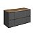 Gabinete Suspenso para Banheiro Berlin 88,4cm 2 Portas 4 Gavetas - Imagem 3