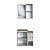 Conjunto Banheiro Gabinete Suspenso e Espelheira Bari 60cm 2 Portas - Imagem 12
