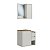 Conjunto Banheiro Gabinete Suspenso e Espelheira Bari 60cm 2 Portas - Imagem 10