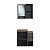 Conjunto Banheiro Gabinete Suspenso e Espelheira Bari 60cm 2 Portas - Imagem 5