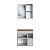 Conjunto Banheiro Gabinete Suspenso e Espelheira Bahamas 60cm 2 Portas - Imagem 12