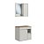Conjunto Banheiro Gabinete Suspenso e Espelheira Bahamas 60cm 2 Portas - Imagem 10