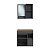 Conjunto Banheiro Gabinete Suspenso e Espelheira Bahamas 60cm 2 Portas - Imagem 5