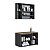 Conjunto Banheiro Gabinete Suspenso Espelheira 80cm Barcelona 3 Portas - Imagem 4