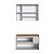 Conjunto Banheiro Gabinete Suspenso e Espelheira Belarus 80cm 4 Portas - Imagem 12