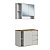 Conjunto Banheiro Gabinete Suspenso e Espelheira Belagavi 80cm 3 Portas - Imagem 10