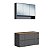 Conjunto Banheiro Gabinete Suspenso Espelheira Berlin 88,4cm 5 Portas - Imagem 3