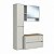 Conjunto Banheiro Suspenso Gabinete e Espelheira Belarus 108,2cm - Imagem 10