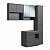 Conjunto Suspenso Banheiro Gabinete Espelheira Bangladesh 148,2cm - Imagem 3