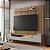 Conjunto Rack e Painel TV 75 Polegadas c/LED 200cm 2 Portas 2 Gavetas - Imagem 9