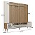 Conjunto Rack e Painel TV 75 Polegadas c/LED 200cm 2 Portas 2 Gavetas - Imagem 13