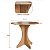 Mesa de Jantar Redonda Madeira Maciça 80cm Geovani - Imagem 4