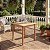 Mesa de Jantar Quadrada Madeira Maciça 80cm Genova - Imagem 2