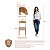 Conjunto Mesa Jantar Redonda 90cm 4 Cadeiras Madeira Maciça Capri - Imagem 7