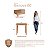 Conjunto Mesa Jantar Quadrada 80cm 4 Cadeiras Madeira Estofadas - Imagem 6