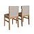 Conjunto Mesa de Jantar 160cm 6 Cadeiras Madeira Maciça Estofadas - Imagem 4