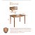 Conjunto Mesa de Jantar 160cm 6 Cadeiras Madeira Maciça Estofadas - Imagem 6
