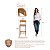 Conjunto Mesa Bistrô 60cm Alta 2 Banquetas Madeira Capri - Imagem 6