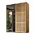Guarda-Roupas Nilo 183,3cm 2 Portas com Ripada e Reflecta com Led - Imagem 2