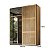 Guarda-Roupas Nilo 183,3cm 2 Portas com Ripada e Reflecta com Led - Imagem 4