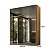 Guarda-Roupas Nilo 183,3cm 2 Portas de Correr Reflecta com Led - Imagem 4