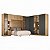 Roupeiro Modulado Ravi 100% MDF 376,5cm 14 Portas com Reflecta e LED - Imagem 2