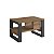Mesa de Centro 67,5cm Estilo Industrial 1 Prateleira - Imagem 2