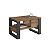 Mesa de Centro 67,5cm Estilo Industrial 1 Prateleira - Imagem 3