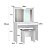 Penteadeira Camarin 90cm 2 Gavetas e Banco Estofado - Imagem 4
