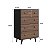 Cômoda para Quarto Retrô 69cm 4 Gavetas - Imagem 4