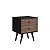 Mesa de Cabeceira Retrô 45cm 2 Gavetas - Imagem 7