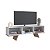Rack para Tv até 60 Polegadas 156cm 2 Portas Nobu - Imagem 2