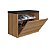 Sapateira Puff Basculante 65cm com estofado 2 Prateleiras e 1 Porta - Imagem 7