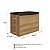 Sapateira Puff Basculante 65cm com estofado 2 Prateleiras e 1 Porta - Imagem 8