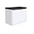 Sapateira Puff Basculante 65cm com estofado 2 Prateleiras e 1 Porta - Imagem 2