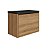 Sapateira Puff Basculante 65cm com estofado 2 Prateleiras e 1 Porta - Imagem 6