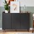 Buffet Aparador 120x90cm 2 Prateleiras 3 Portas - Imagem 1