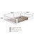 Cama Infantil Casal Montessoriana com Protetor 198cm - Imagem 12