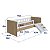 Cama Montessoriana 193x135cm de Solteiro com Escada e Escorregador - Imagem 10