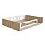Cama Montessoriana 144,9x194cm Linha Affetto de Casal com Protetor - Imagem 10