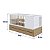 Berço Cama 194X84,5cm com Auxiliar 3 Gavetas e Trocador - Imagem 15