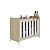 Mini Berço 4 em 1 Evolutivo 45x90,6cm com Colchão Suporte Mosquiteiro - Imagem 2
