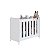 Mini Berço 4 em 1 Evolutivo 45x90,6cm com Colchão Suporte Mosquiteiro - Imagem 10