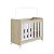 Mini Berço 4 em 1 Evolutivo 45x90,6cm com Colchão Suporte Mosquiteiro - Imagem 3