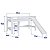 Cama Elevada 202x210cm com Escorregador - Imagem 6
